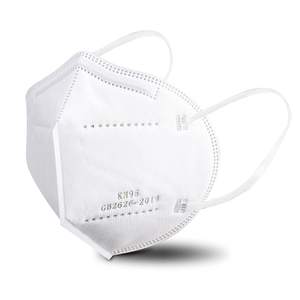 Masker Wajah KN95 sekali pakai, <span class=keywords><strong>Respirator</strong></span> hitam Anti polusi dengan cantelan telinga - Product Image 4