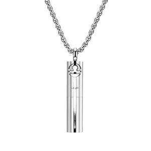 Collier flacon de parfum Constellations en acier inoxydable, creux, pour aromathérapie, collier pull polyvalent pour huiles essentielles, simple, pour <span class=keywords><strong>homme</strong></span> - Product Image 5