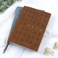 Impresora profesional Cubierta de cuero de alta calidad y planificador de color personalizado Impresión de diario