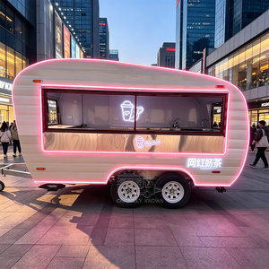 Pizza Ice Cream Trailer Mobile Food Truck New Shaped Food Concession Trailer DOT VIN Mobile Beverage Trailer - Product Image 5