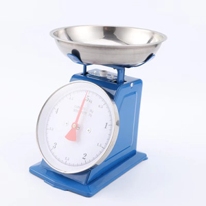 Veidt Weigh 15kg Household Tray <b>Scale</b> for Market Stalls Fruit <b>Mechanical</b> Spring Dial Small QE-07R-15kg Stainless Steel Tray Dura - Product Image 5