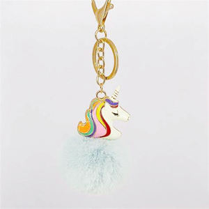 <span class=keywords><strong>Porte</strong></span>-clés en peluche dessin animé jouets personnalisés mode mignon 5cm boule <span class=keywords><strong>pompon</strong></span> bouffée <span class=keywords><strong>porte</strong></span>-clés coloré <span class=keywords><strong>licorne</strong></span> <span class=keywords><strong>porte</strong></span>-clés en peluche - Product Image 2