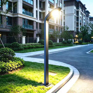 ไฟเสา LED, ไฟถนนแบบรวมโครงอะลูมิเนียม, ไฟเสาสวนวิลล่าสแควร์, ไฟ LED ติดเสาภายนอกอาคาร - Product Image 3