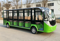 Autobús Eléctrico de 20 Asientos para Turismo, Ideal para Parques Temáticos y Fiestas, 28 km/h, Directo de Fábrica, Personalizable, Volante a la Izquierda/Derecha, Varios Colores