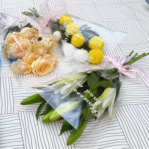 <span class=keywords><strong>Film</strong></span> OPP élégant et stylé pour emballer des fleurs, rouleau de 50 cm, accessoire décoratif parfait pour les fêtes - Product Image 6
