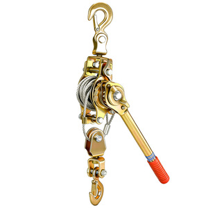 Niu Xiang Mini Manual Ratchet Wire Rope Tensioner 1T 2T Carbon Steel For Construction Loading Unloading - Product Image 1