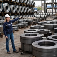 Bande de tôle d'acier au carbone de qualité export, bobine de tôle d'acier laminée à froid, taille personnalisée pour les acheteurs industriels mondiaux