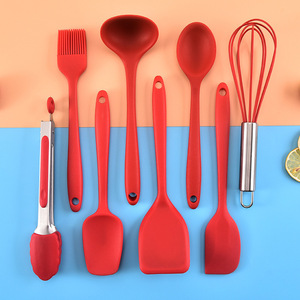 Gran oferta, utensilios de cocina de silicona de 8 piezas, herramientas de cocina para hornear, Mini juego de utensilios de cocina - Product Image 2