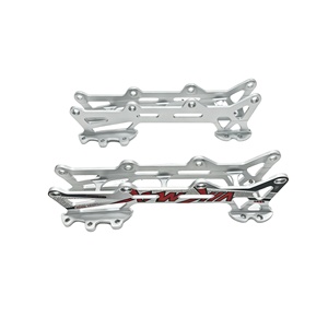 Chasis de Patines en Línea de Aleación de Aluminio Mecanizado por CNC al por Mayor, Componentes de Precisión para Patines de 4 Ruedas - Product Image 1