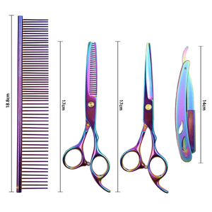 Hairdressing 6 Inch 4cr13 <strong>Hair</strong> <strong>Cutting</strong> Scissors Thinning <strong>Shears</strong> Kit Stainless Steel Haircut Barber Scissors Set For Hairdresser