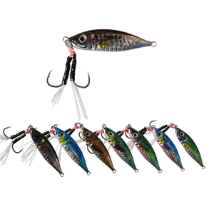 Leurre de pêche vertical Lutac 28g Little Magic Jig avec yeux 3D, appât artificiel dur - Product Image 2