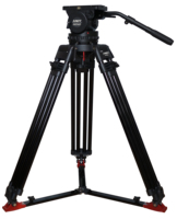 50kg Charge Utile 150mm Bol Diamètre Studio Live Streaming Trépied Flexible En Fiber De Carbone Polyvalent Avec Tête Fluide