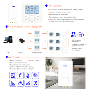 Xinlei tiết kiệm năng lượng nguồn không khí bơm nhiệt làm mát bằng nước Máy làm lạnh - Product Image 5