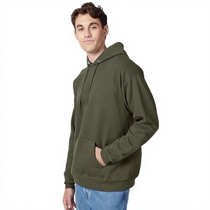 Sudadera con Capucha de Manga Larga para Hombre, 100% Algodón, Lisa, al por Mayor, con Logotipo Personalizado, Impresión Digital, Impermeable, Ecológica, para Invierno, Corte Regular - Product Image 1