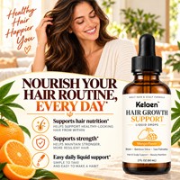 Gouttes liquides orales pour la croissance des cheveux des adultes, saveur mangue, avec silice de bambou et palmier nain, pour les soins quotidiens des cheveux et du cuir chevelu