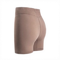 Culotte gainante taille haute une pièce respirante sans couture en nylon tricoté pour femme, effet rehausseur de fesses et de hanches, avec empiècements ajourés