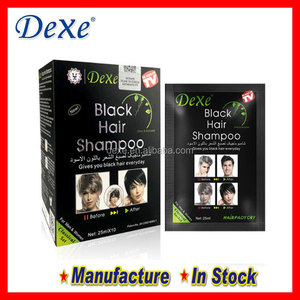 DEXE Prodotto Innovativo, Shampoo Colorante Nero Magico Rapido e Permanente per una Copertura Perfetta al 100% dei <span class=keywords><strong>Capelli</strong></span> Grigi e <span class=keywords><strong>Bianchi</strong></span> - Product Image 5