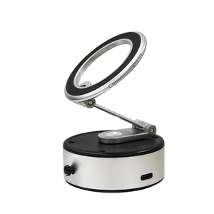 Pemegang Ponsel Mobil Magnetik Aluminium yang Dapat Disesuaikan untuk Dashboard Kaca Depan dengan Vakum Hisap Khusus - Product Image 2