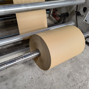 60-120gsm <b>Brown</b> Kraft <b>Paper</b> <b>Roll</b> for Packaging Natural Recycled Material - Product Image 6