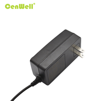 Adaptateur secteur mural pour PC, prise américaine, ignifuge, AC, DC 24V 2.5A 12V 6A, certifié ETL FCC, alimentation secteur