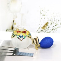 50ml breveté métal papillon parfum atomiseur pompe pulvérisation huile citrouille verre gaz sac Air Ball Attar bouteille rechargeable cadeau #59805