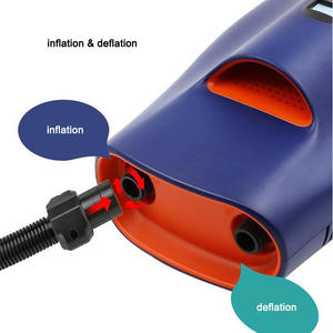 HT-767 20 psi DC Pompe électrique Pompe à air <span class=keywords><strong>haute</strong></span> <span class=keywords><strong>pression</strong></span> Buses de tuyau pour bateau gonflable Sup Kayak Canoë avec matériau de coque en PVC - Product Image 2