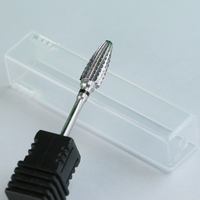 Herramienta de eliminación de esmalte de uñas profesional especializada, cabezales de molienda de acero de tungsteno, puntas de Metal escalonadas, broca para uñas de piel muerta