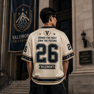 Camiseta de Fútbol Americano Universitaria Personalizada por Sublimación, Camiseta de Fútbol de Malla de Poliéster, Camisetas para el Día del Partido Universitario - Product Image 2
