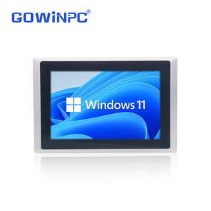 PC industrial todo en uno de 10,1 pulgadas, Intel J6412 2Inte i211LAN 2COM para línea de producción, panel frontal impermeable sin ventilador - Product Image 1