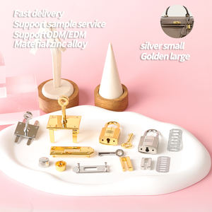 באיכות גבוהה רטרו וו נעילה תיבת יוקרה מנעולים עבור תכשיטים תיקים תיק עבודות יד אביזרים חומרה דגם מלא - Product Image 6