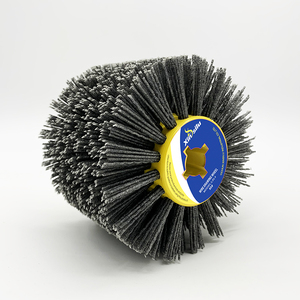 Brosse à <span class=keywords><strong>tambour</strong></span> en fil de nylon abrasif pour le polissage des meubles en bois - Product Image 3