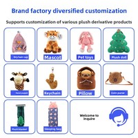 Peluche géante personnalisée YT, éléphant apaisant, jouet en peluche en coton PP, compagnon de sommeil câlin et mignon pour bébés et enfants, 31-50 cm