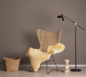 Thảm da cừu y tế tự nhiên với mái tóc dài hoặc ngắn. Da Cừu tuyệt vời. Da cừu da. Thảm da cừu. Thảm - Product Image 4