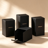 Set Hadiah Lilin Aroma Kedelai dengan Logo Dekal Warna-warni Mewah, Botol Kaca Buram Geometris, dan Kotak Lilin Unik