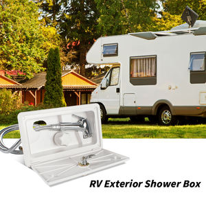 TYTXRV <strong>RV</strong> Exterior Shower Box Kit with Lock Stainless Steel <strong>Faucet</strong> &amp; Hose Camper Trailer Outside Shower Accessories - Product Image 6