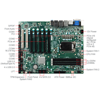 Placa Base MSI MS-98K9 V2.1 ATX con Procesador Intel Core I7/i5/i3/Pentium de 8.ª/9.ª Generación, Chipset Intel C246/Q370 para Soluciones de Alto Rendimiento