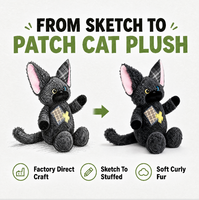 Peluche personnalisée cousue sur mesure, fabrication allemande, directement de l'usine, OEM ODM, animaux en peluche en coton PP et polyester, vente en gros, MOQ, peluches amusantes