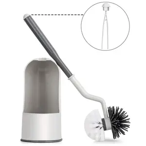 VIPaoclean Bathroom Clean Brush Toilet Bowl Brush Plastic Toilet Brush With Holder