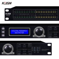 Perangkat umpan balik mikrofon akustik Digital cerdas prosesor DSP 32-bit supresor umpan balik 96kHz