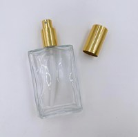 ALCHEMY ART STUDIO Flacons de parfum en verre écologiques et durables avec couvercle en plastique, vides, format voyage, pour cosmétiques, liquides et médicaments, unis