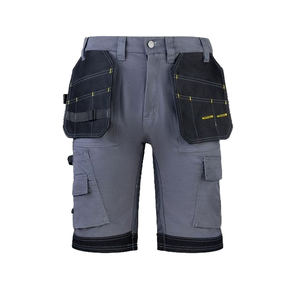 Pantalones Cortos de Trabajo Cargo 100% Algodón para Hombre, Estilo Urbano, Pantalones Cortos Utilitarios Resistentes para Venta al por Mayor - Product Image 1