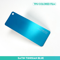 Film Automobile TPU Auto-Adhésif Effet Satiné Sans Bulles pour Transformation de Couleur et Protection de Carrosserie PPF