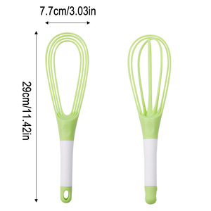 <strong>Rotating</strong> Plastic Manual <strong>Egg</strong> Beater Essential Kitchen Tool for Home Baking and Whipped Cream Mixing - Product Image 6