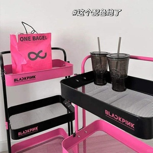 Nouveauté : Organiseur de rangement en métal moderne à 3 niveaux, chariot multifonctionnel pour salon de beauté avec roulettes - Product Image 6