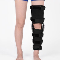 Attelle orthopédique universelle médicale de protection et d'immobilisation pour genou et jambe en cas de blessure
