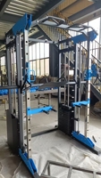 Machine Smith, banc de musculation multifonctionnel et rack à squats, système d'entraînement intégré, crossover de câbles, directement de l'usine