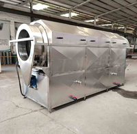 Rol trommel met borstel wasmachine groenten fruit