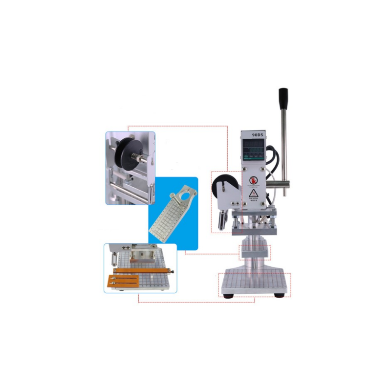 Mini Pneumatic Semi-auto Heat Press Stamp Machine for Socks Fabrics · image 2