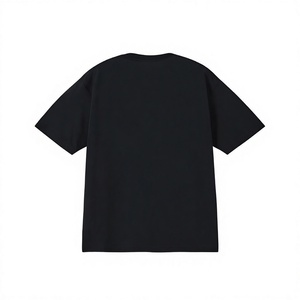 <b>Black</b> Solid Plain <b>Short</b> <b>Sleeve</b> O Neck T-<b>Shirt</b> for <b>Men</b> Blank Casual Streetwear Tee - Product Image 4