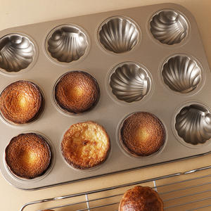 Équipement de cuisine professionnel, moules à muffins et à cupcakes en acier au carbone antiadhésif de qualité supérieure pour fours de cuisine industrielle - Product Image 3